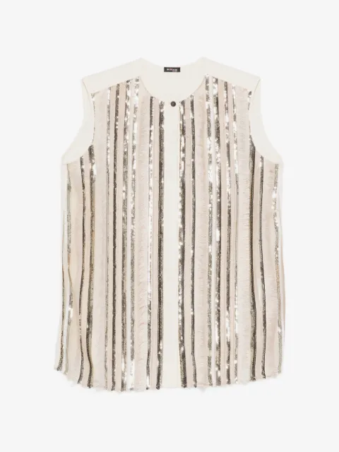 Kiton haut à sequins