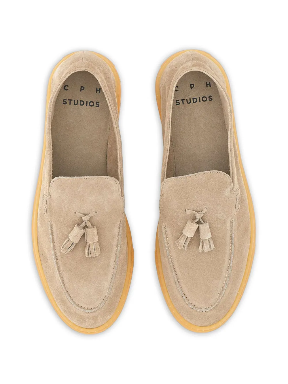Copenhagen Studios tassel-detail round-toe loafers Beige