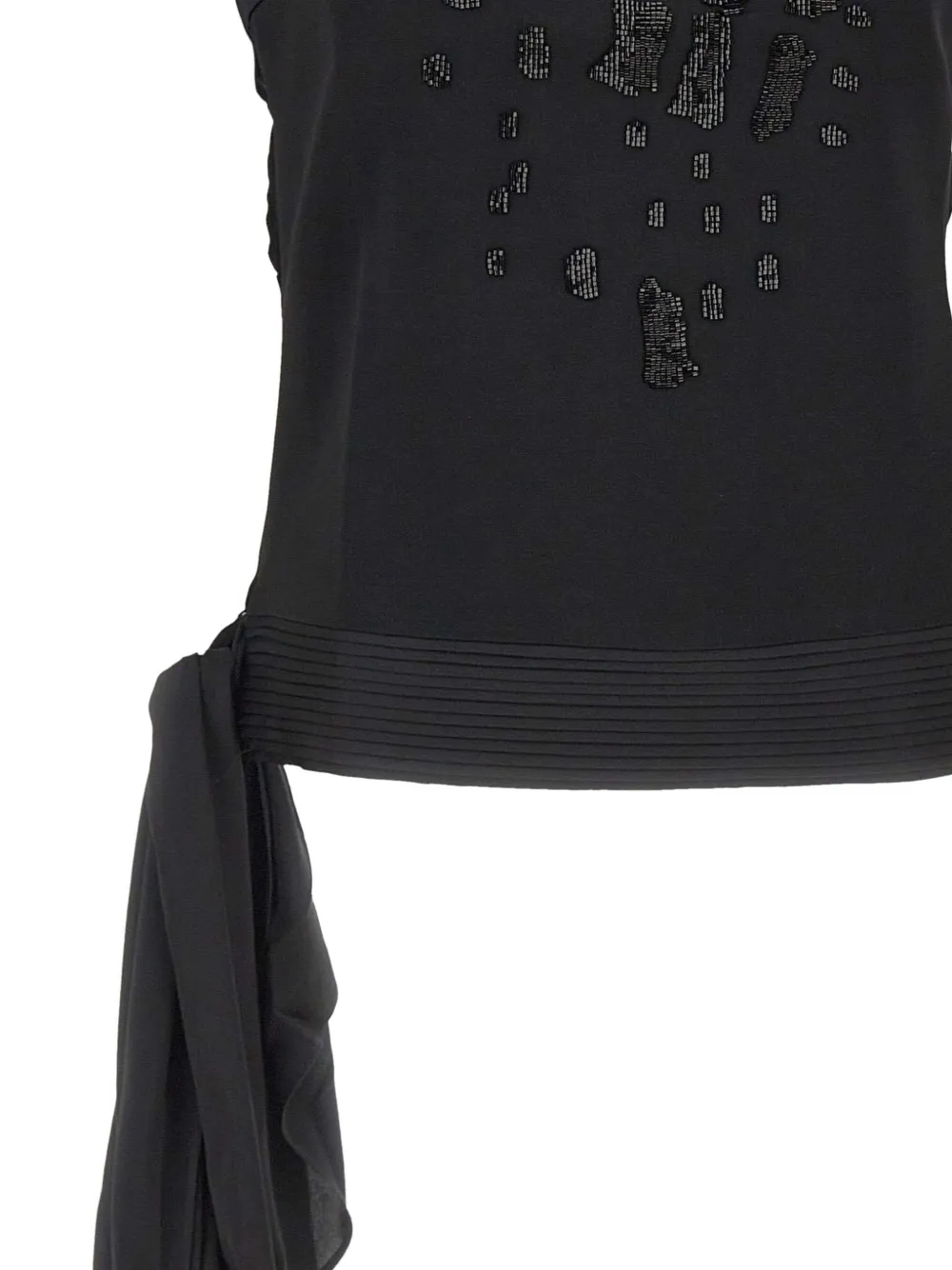Jacques Top met borduurwerk Zwart