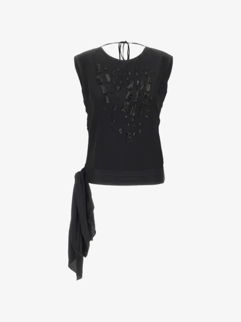 Jacques jewel-embroidered top
