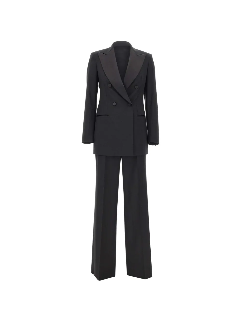 Tagliatore S-Eleniaad double-breasted trouser suit - Nero