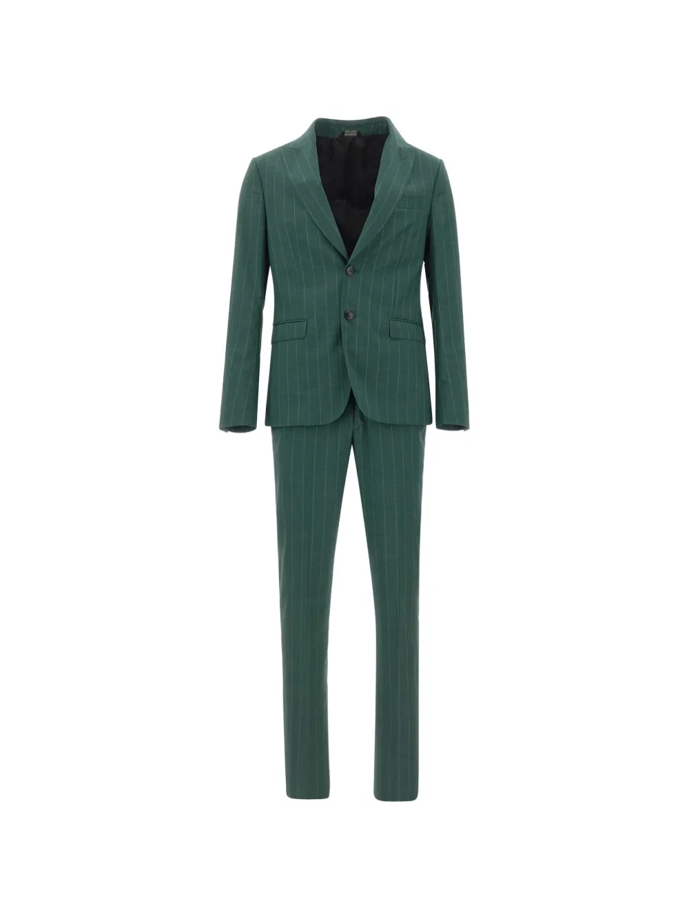 Ungaro pinstripe peak-lapel suit - Verde
