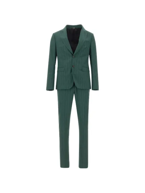 Ungaro pinstripe peak-lapel suit