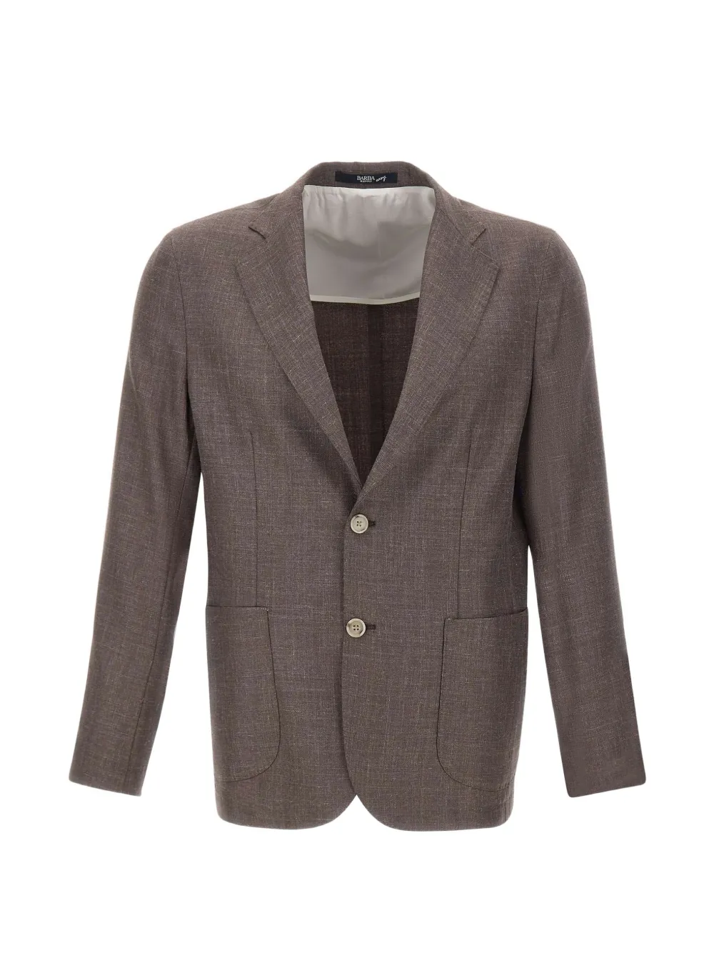 Barba Easy J Mono patch-pockets blazer - Marrone