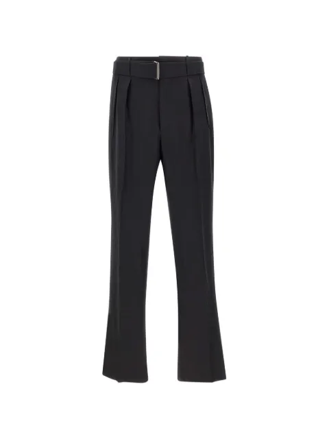 Tagliatore belted pleated trousers
