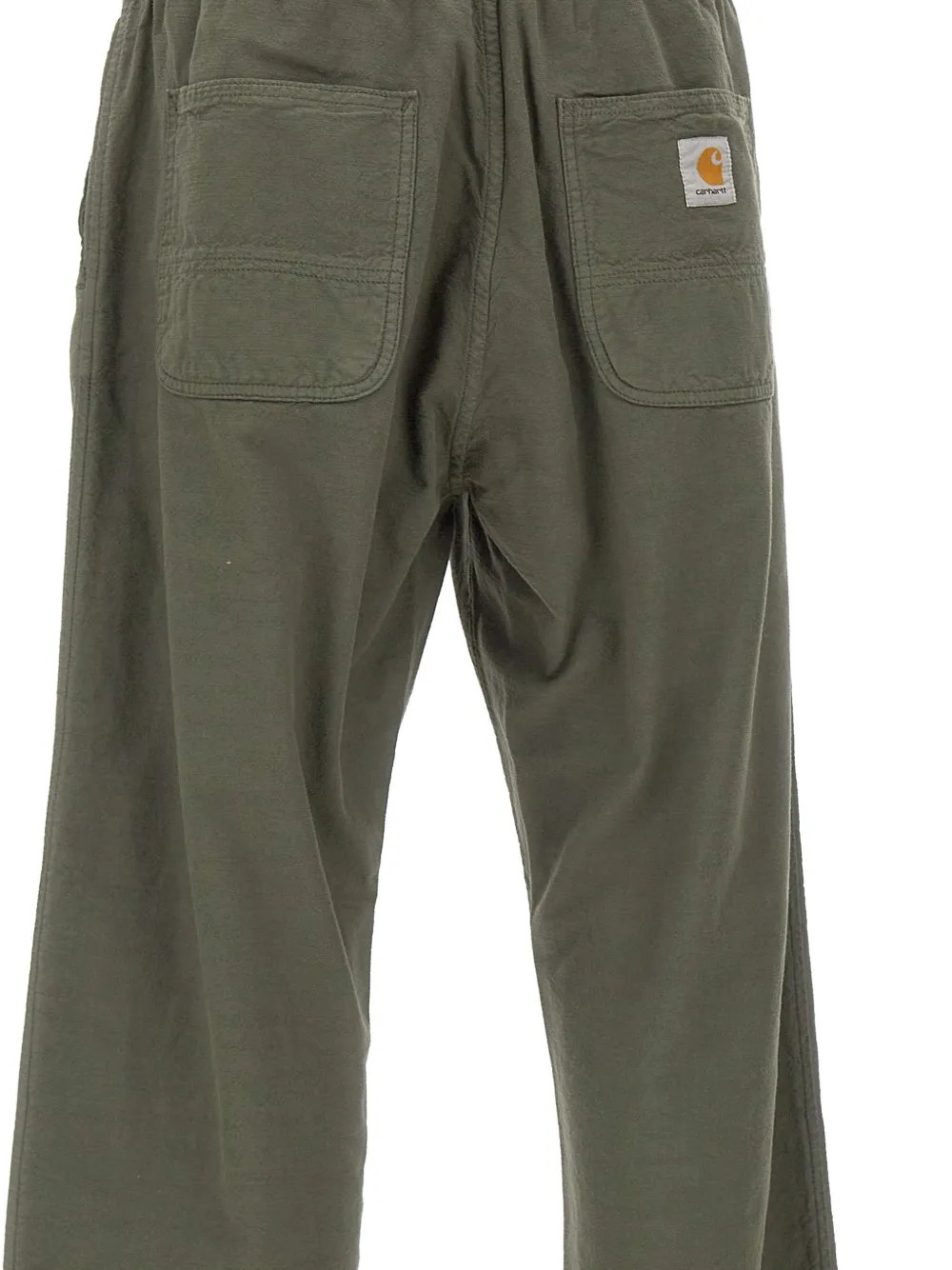 Carhartt WIP Walton broek met elastische taille en trekkoord Groen