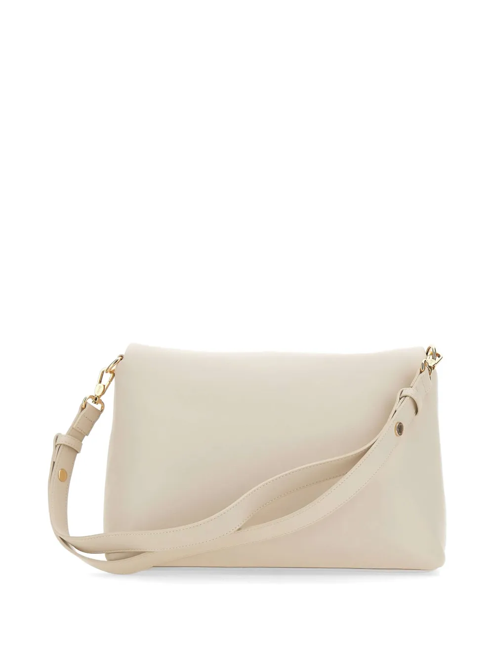 LIU JO Grote LaPuffy schoudertas met omslag Beige