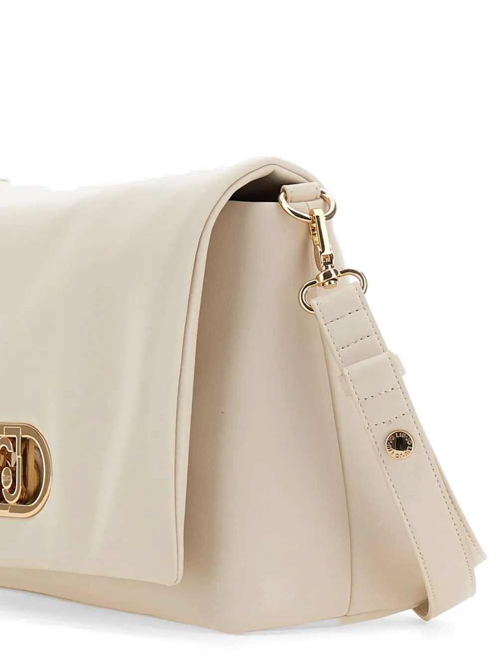 LIU JO Grote LaPuffy schoudertas met omslag Beige
