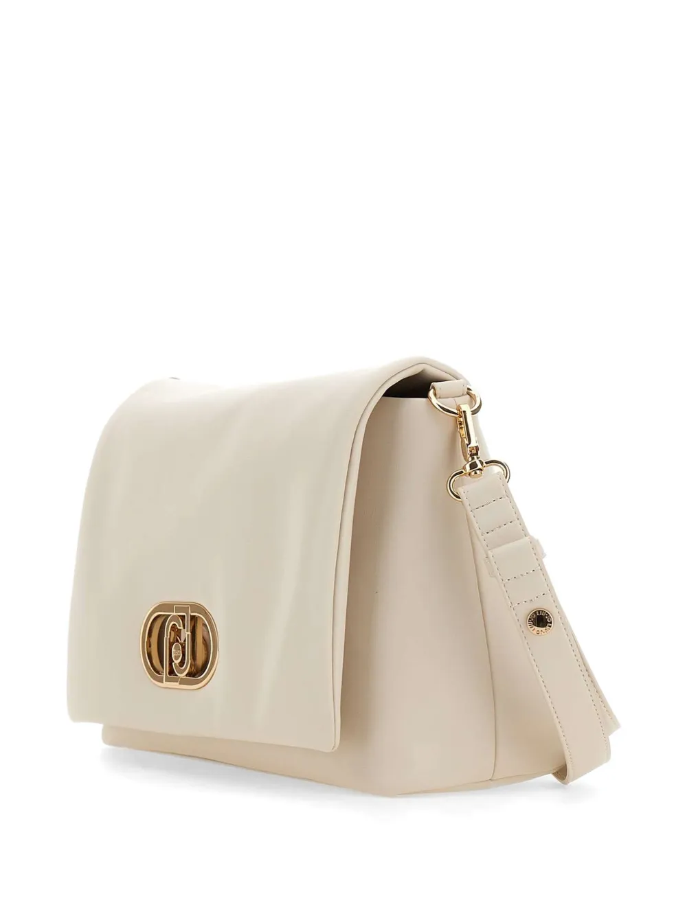 LIU JO Grote LaPuffy schoudertas met omslag Beige