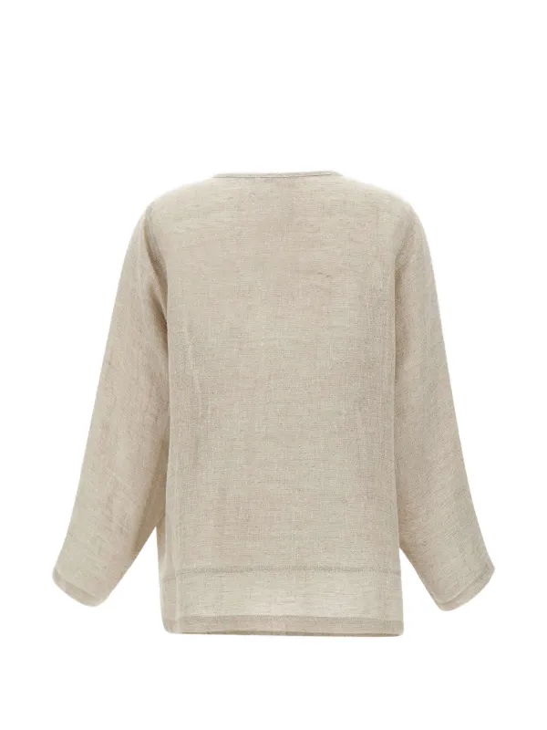 MAURIZIO MYKONOS レース ブラウス | ニュートラル | FARFETCH JP