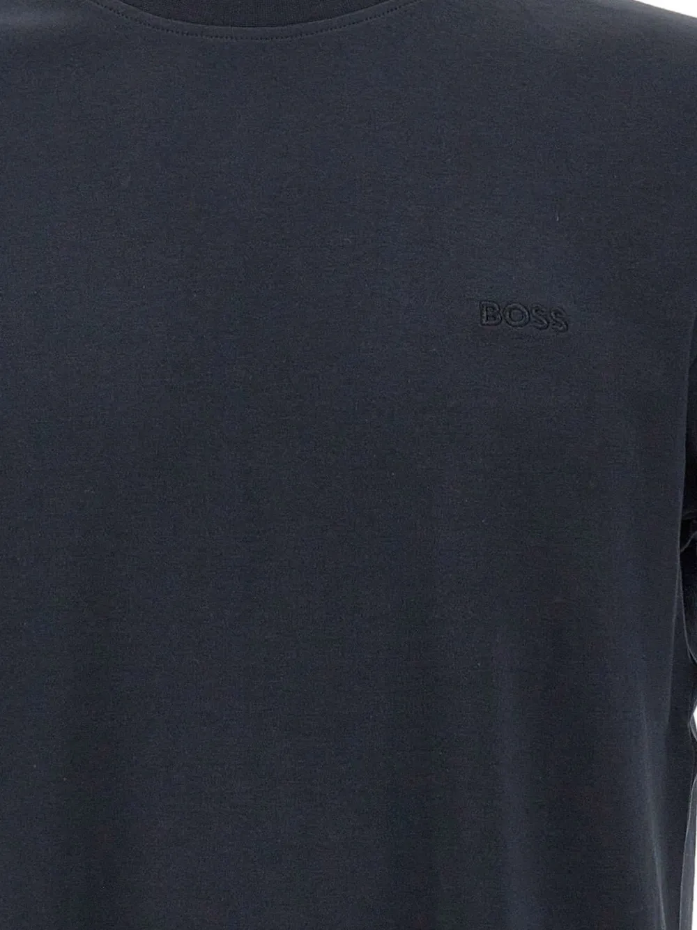 BOSS T-shirt met ronde hals Blauw