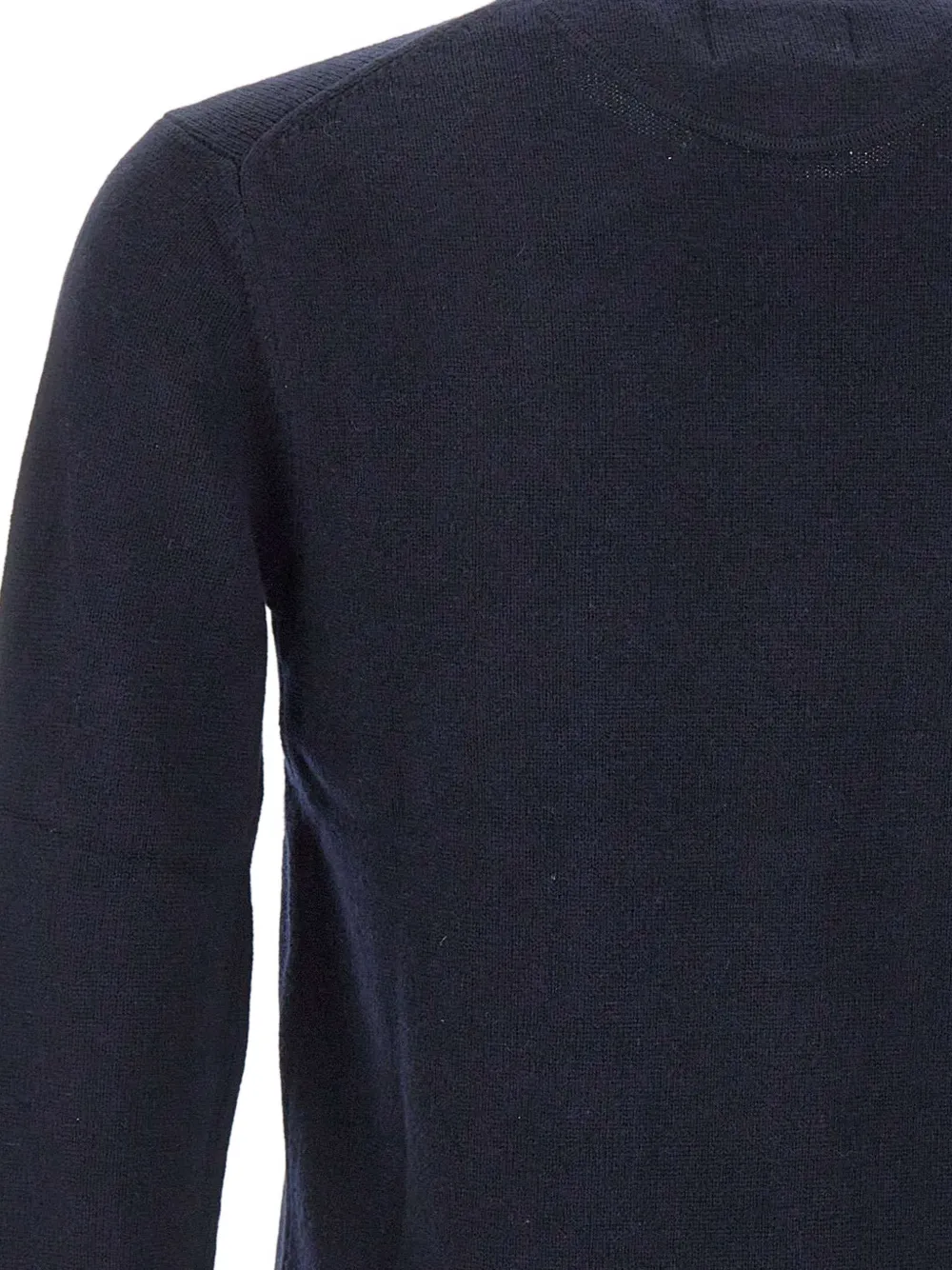 Sun68 Trui met logodetail Blauw
