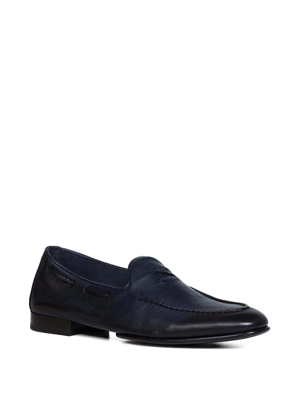 Doucal's leather loafers Blauw