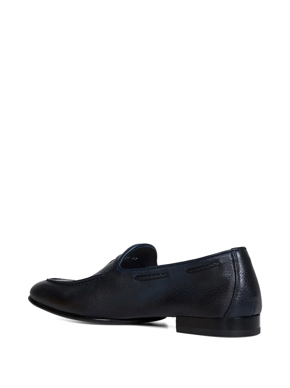 Doucal's leather loafers Blauw