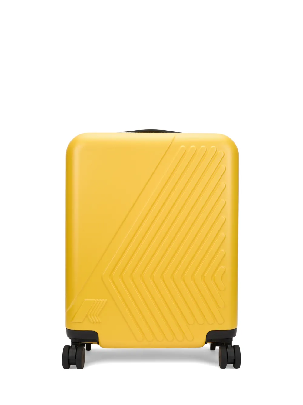 K-Way embossed logo suitcase - Giallo