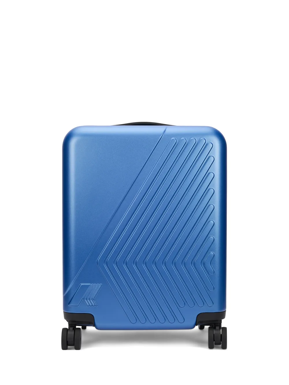 K-Way debossed-logo suitcase - Blu