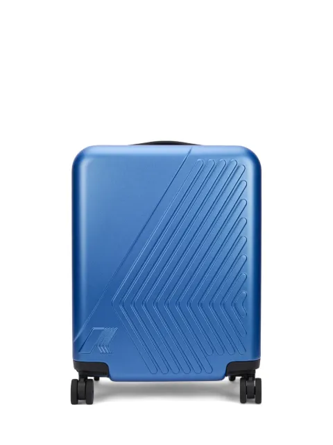 K-Way debossed-logo suitcase