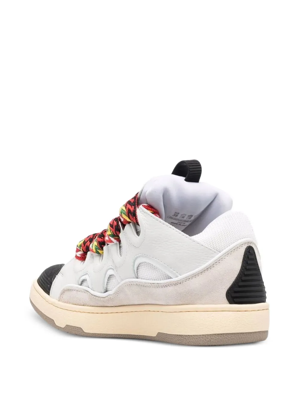 Lanvin Curb sneakers met touw-veters Grijs