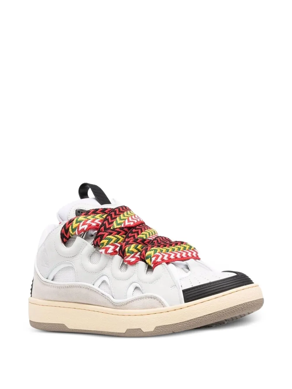 Lanvin Curb sneakers met touw-veters Grijs