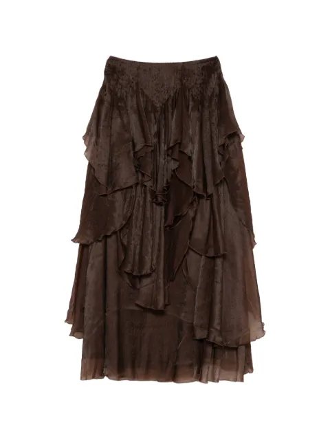 Aje Leigh tiered maxi skirt