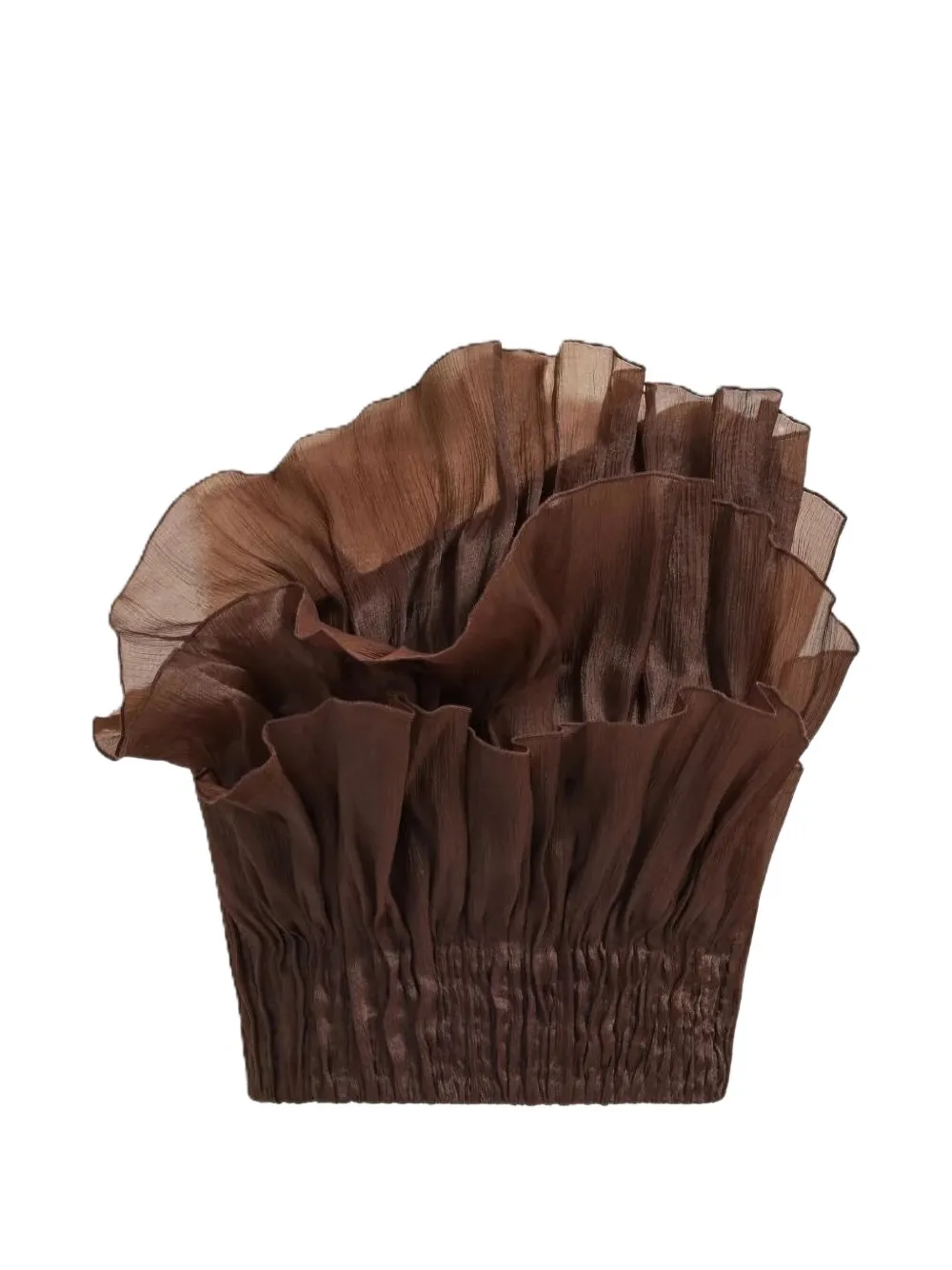 Aje Leigh layered fan top - Marrone