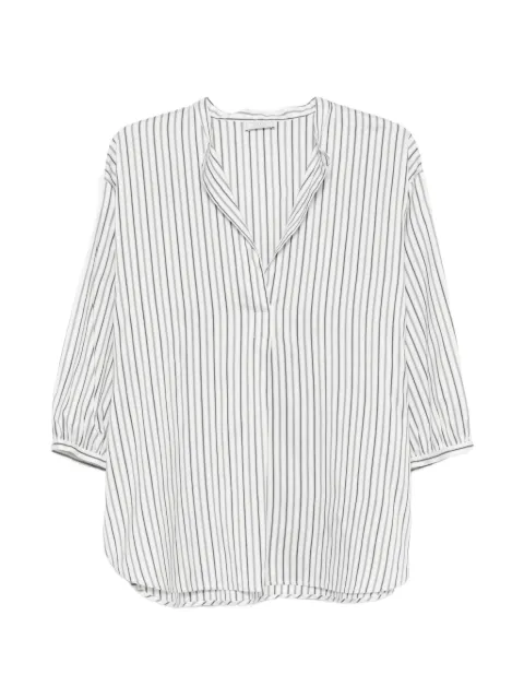 Peserico striped cotton blouse