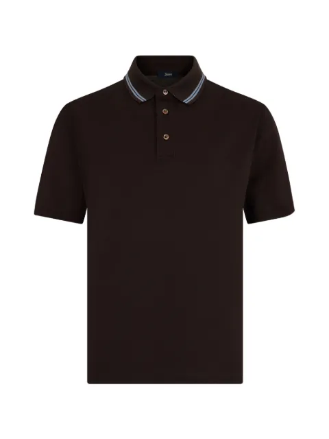 Herno tipped-collar polo shirt