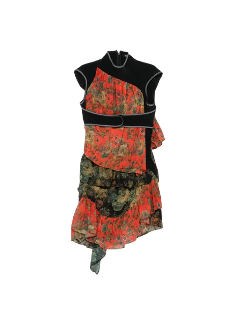 Ottolinger floral-print ruffled dress