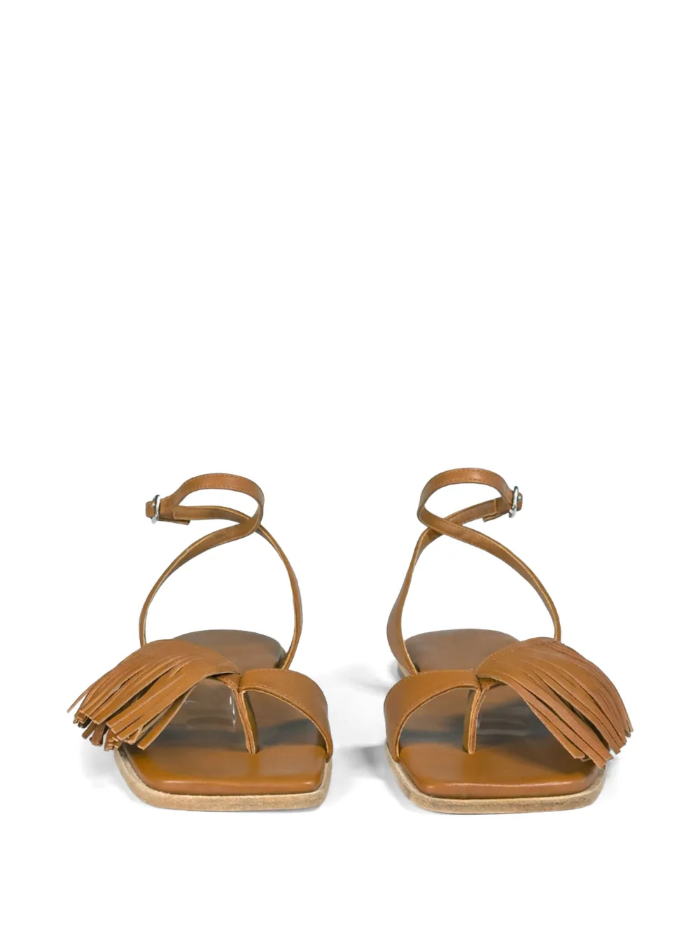 Vic Matie fringed flat sandals Bruin