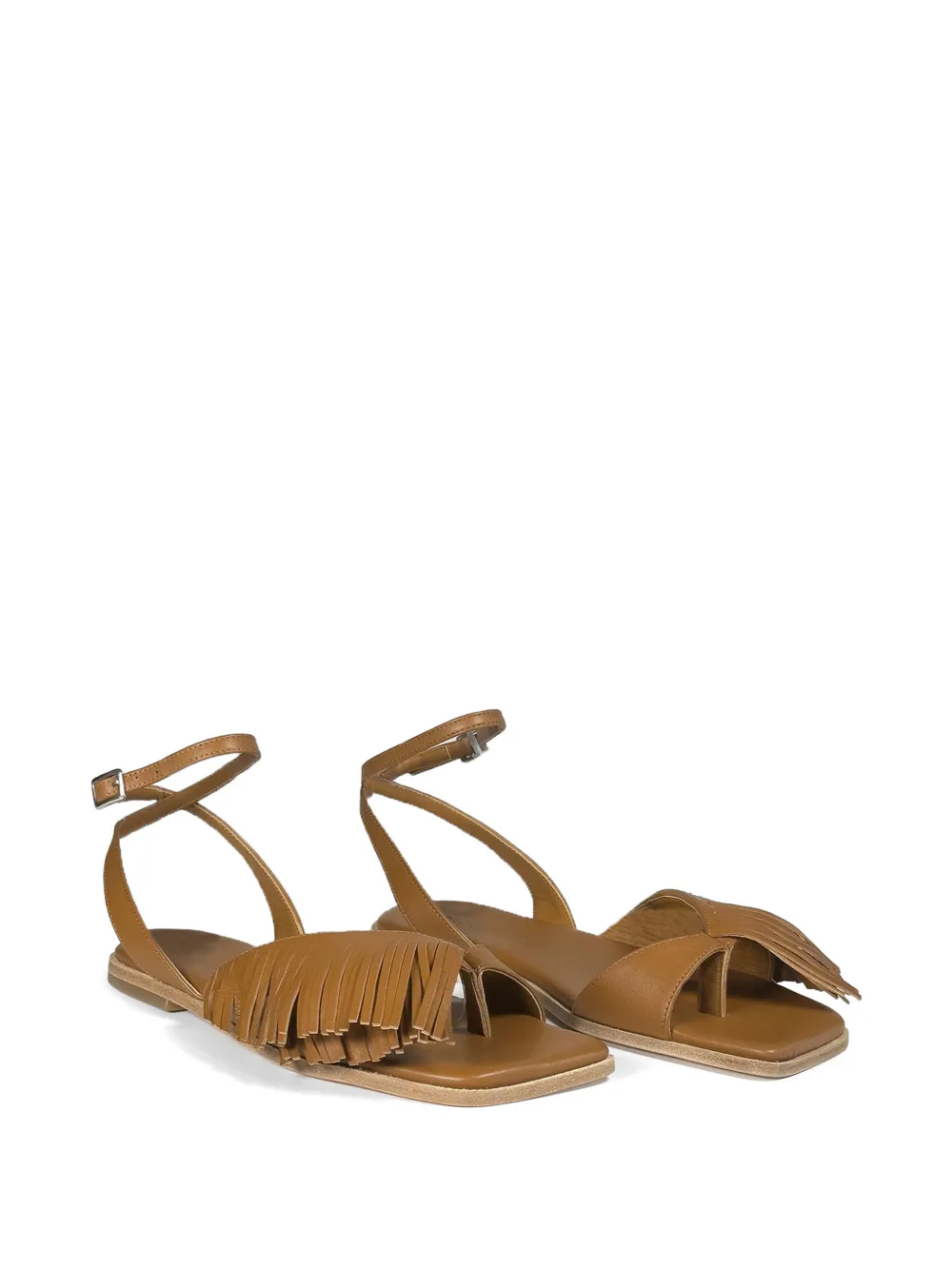 Vic Matie fringed flat sandals Bruin