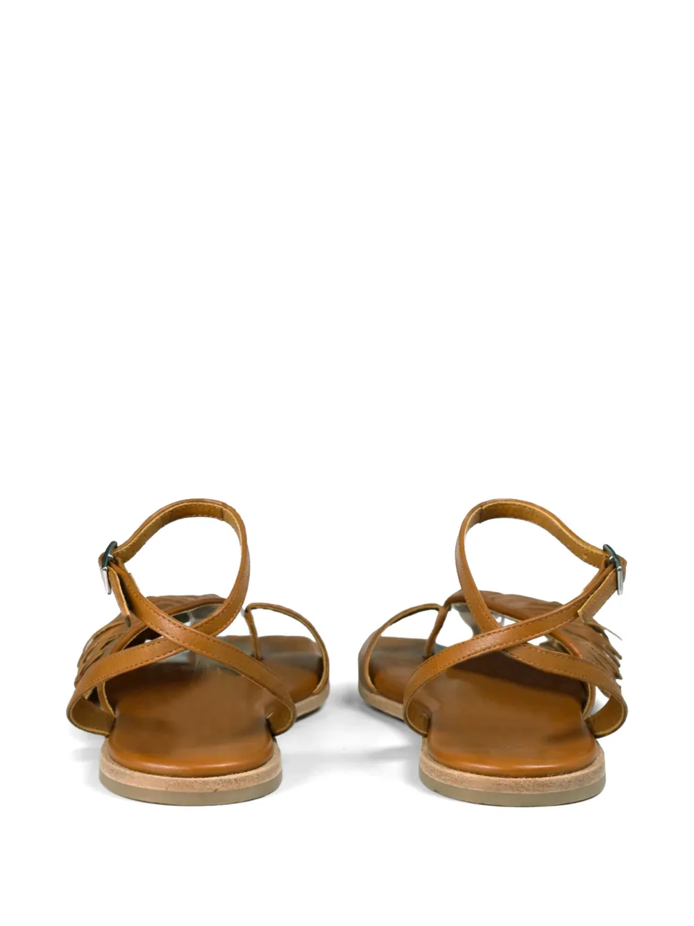 Vic Matie fringed flat sandals Bruin