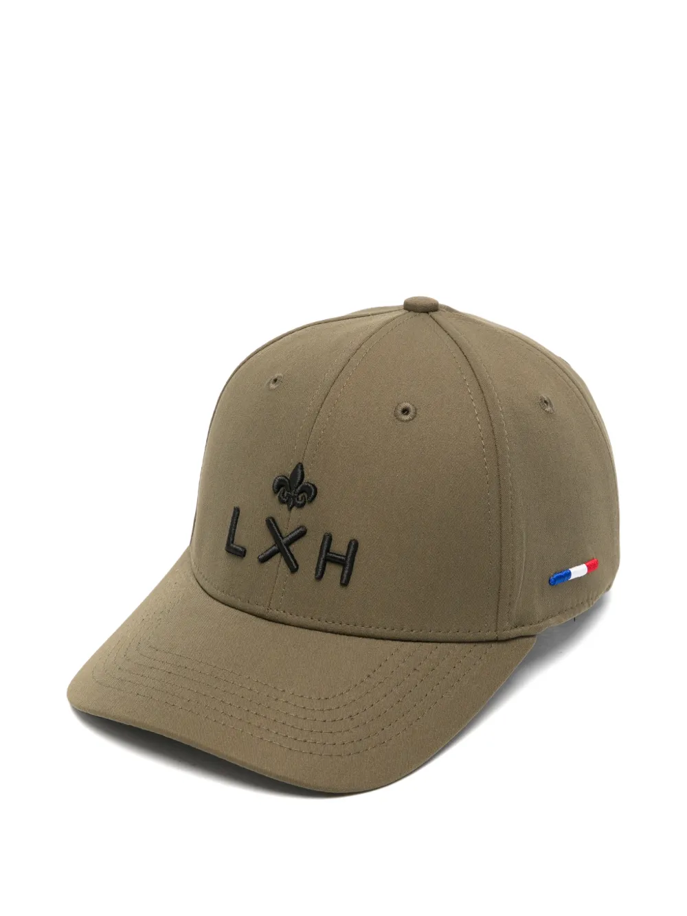 LXH logo-embroidered baseball cap - Grün