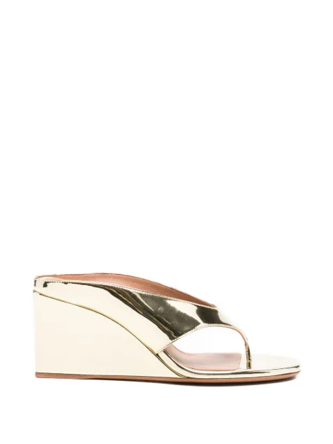 Alaïa Cube thong wedge sandals