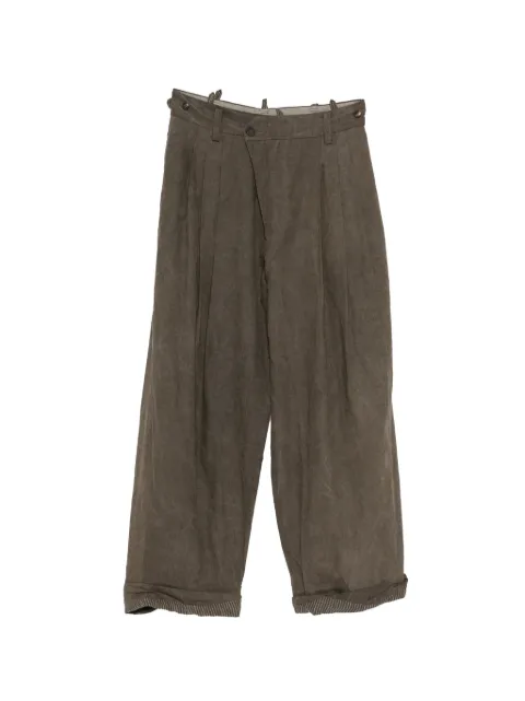 Ziggy Chen pleated wide-leg trousers