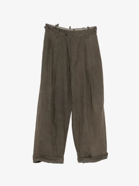 Ziggy Chen pleated wide-leg trousers