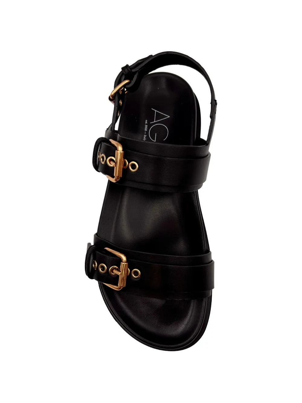 AGL buckle-strap sandals Zwart
