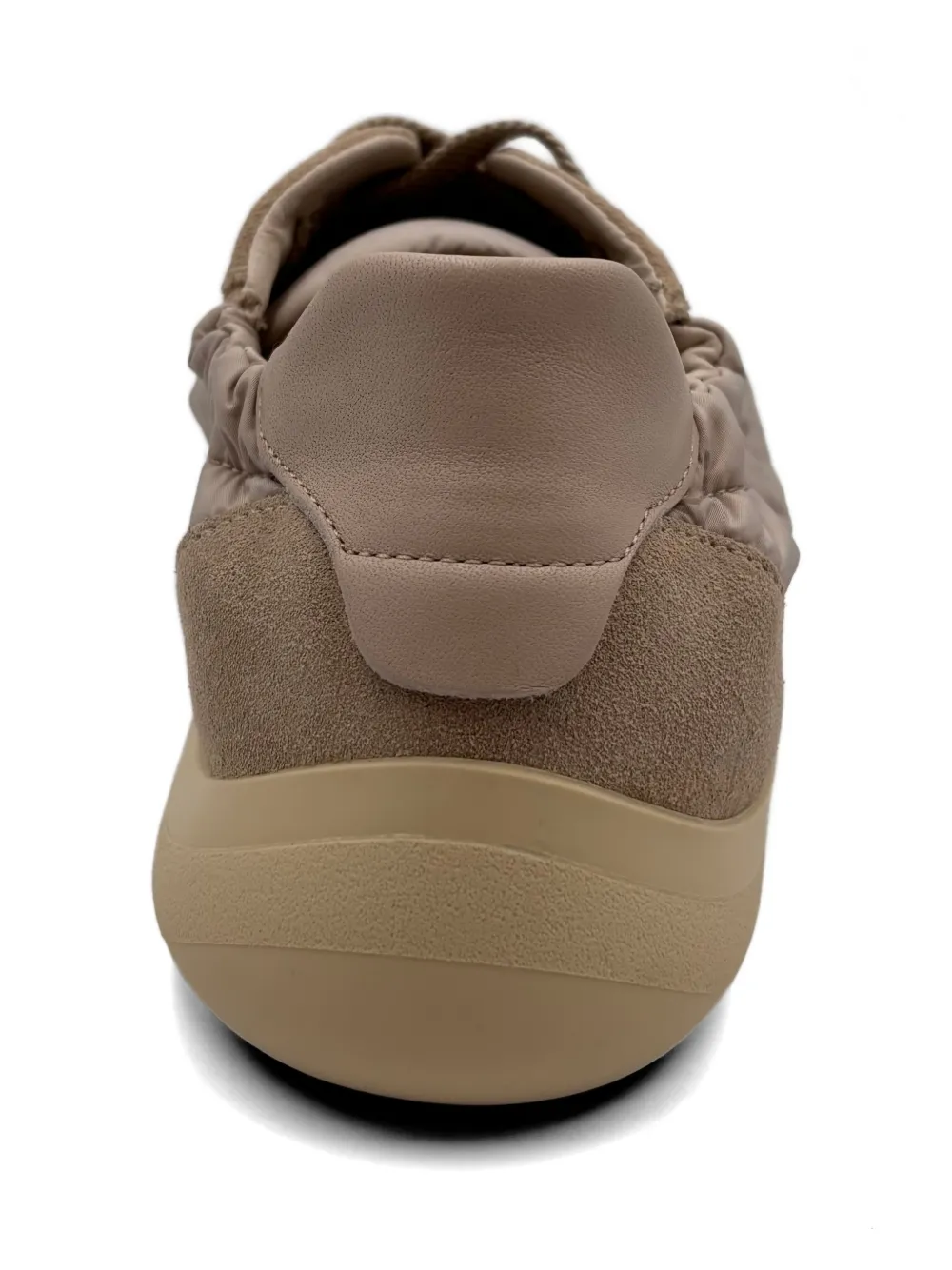 Vic Matie suede-panelled elasticated-collar sneakers Beige