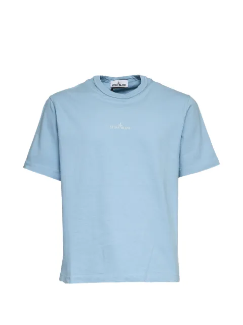 Stone Island logo-embroidered T-shirt