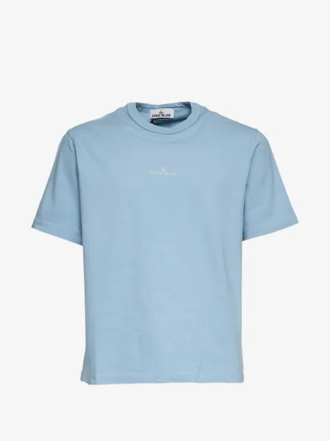 Stone Island T-Shirt mit Logo-Stickerei