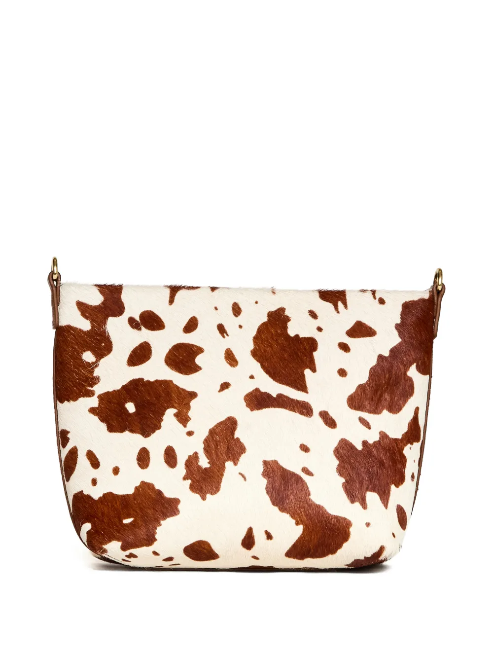 MC2 Saint Barth Aline clutch met koeien-print Wit