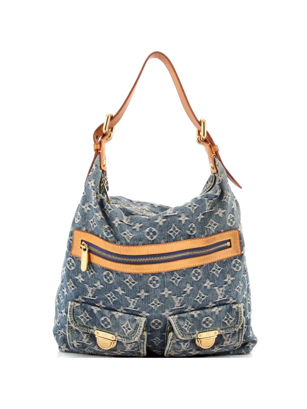 Louis Vuitton Pre-Owned Baggy Handbag Denim GM shoulder bag - Blu