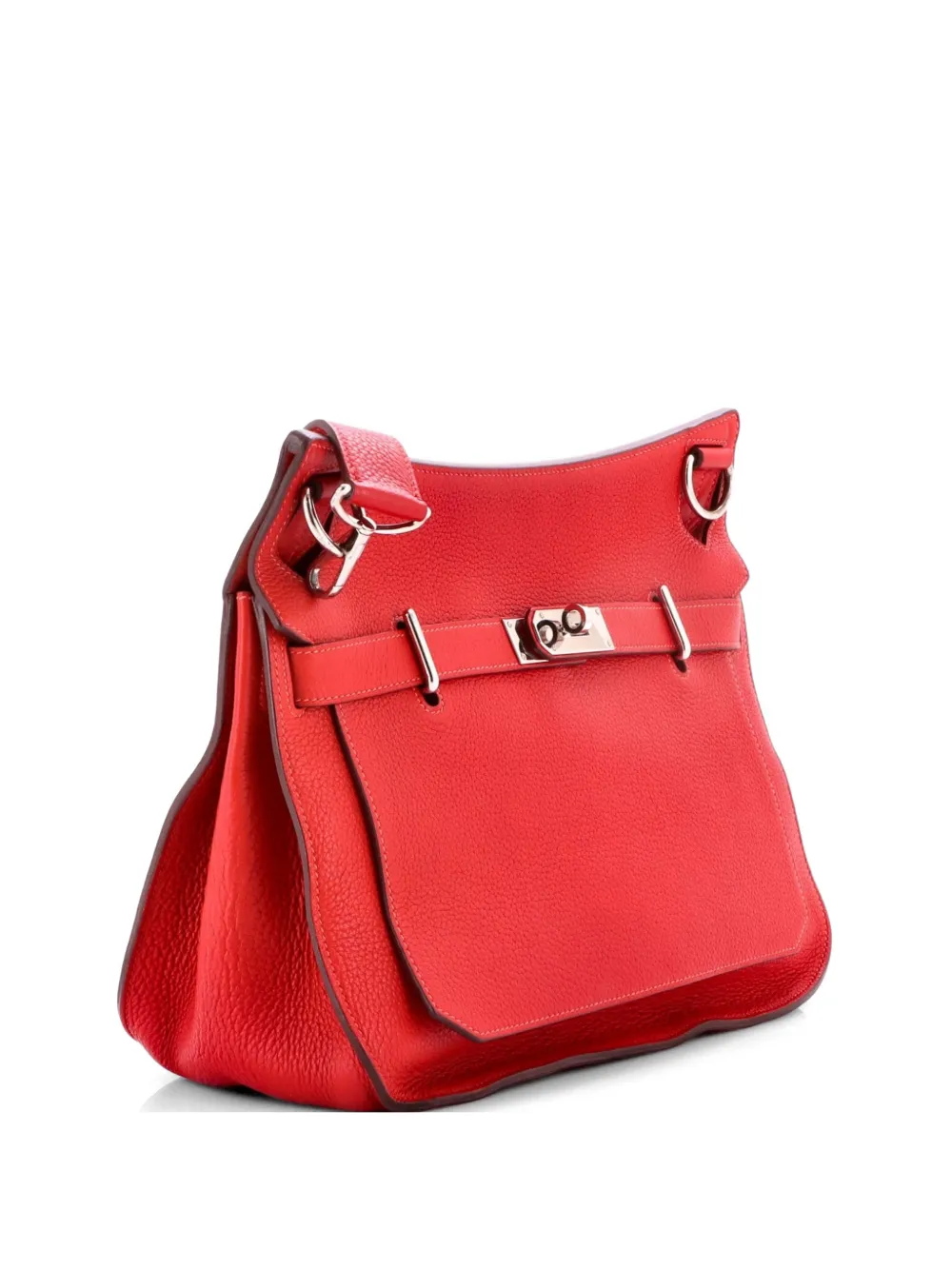 Hermès Pre-Owned Jypsiere Bag Clemence 34 crossbody bag - Rosso