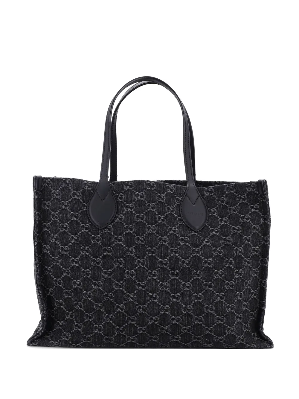 Gucci Pre-Owned Ophidia Shopper GG Denim Large tote bag - Nero