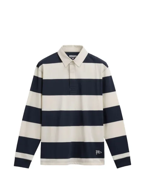 Sebago Campbell striped long-sleeve polo shirt