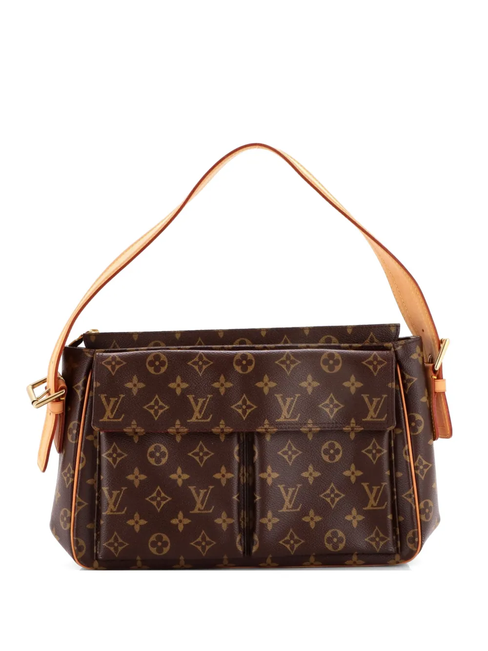 Louis Vuitton Pre-Owned Viva Cite Handbag Monogram Canvas GM shoulder bag - Marrone