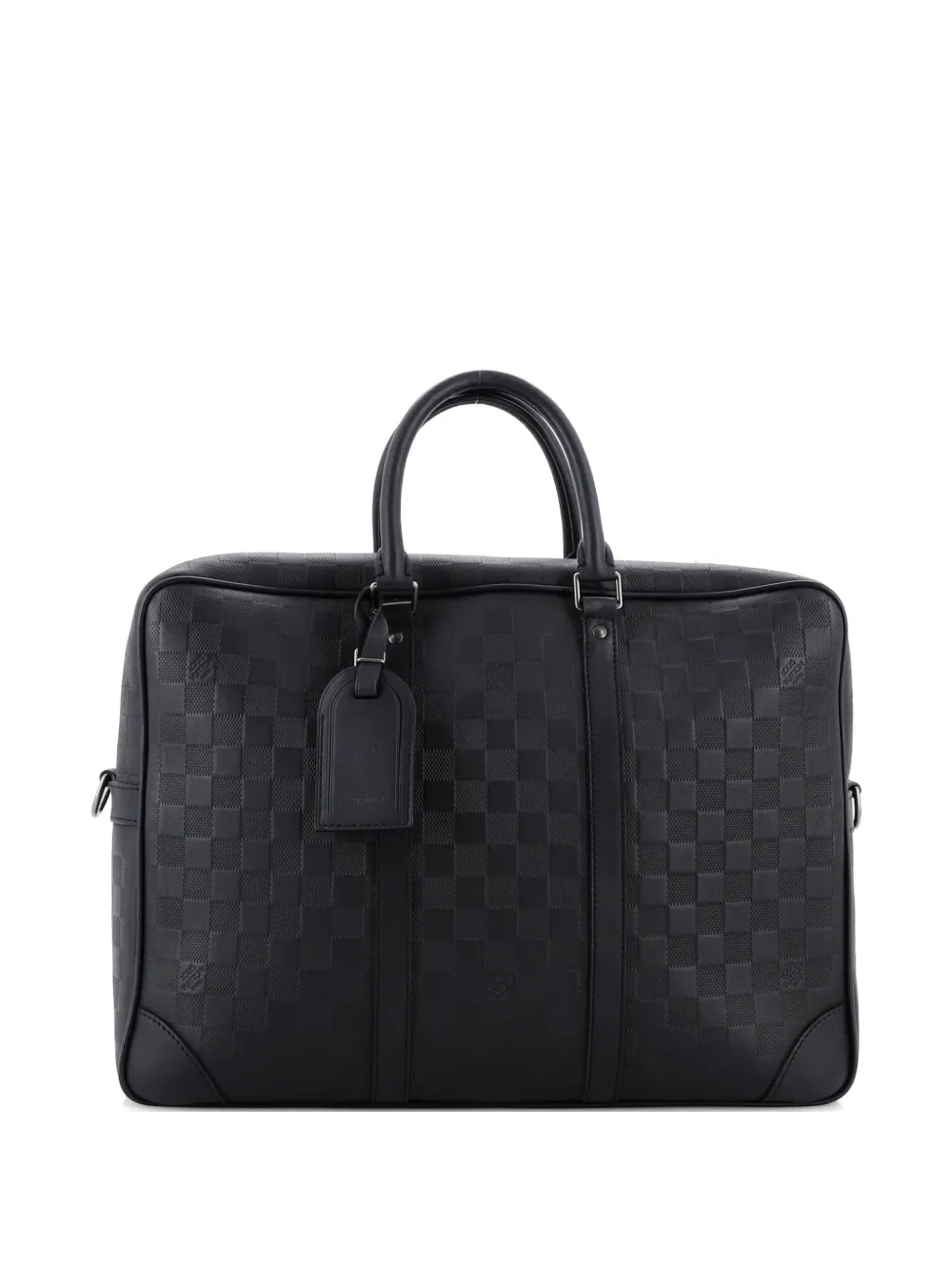 Louis Vuitton Pre-Owned Porte-Documents Voyage Briefcase Damier Infini Leather GM business bag – Black