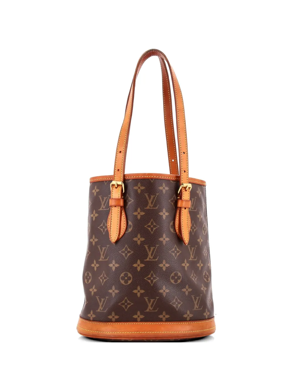 Louis Vuitton Pre-Owned Petit Monogram Canvas bucket bag - Braun