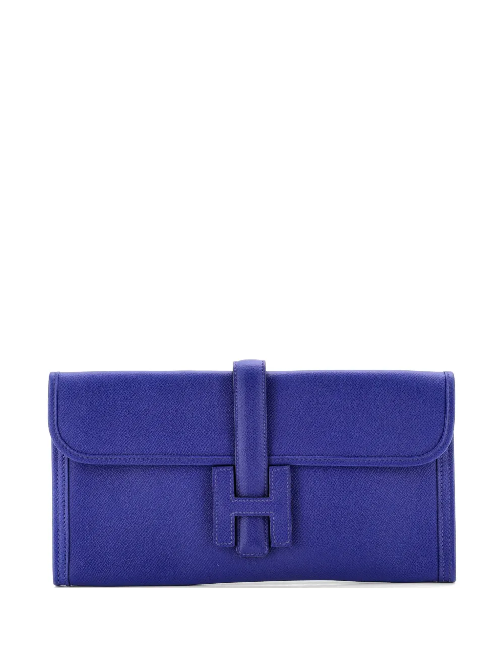 Hermès Pre-Owned Jige Elan Epsom 29 clutch bag - Blu