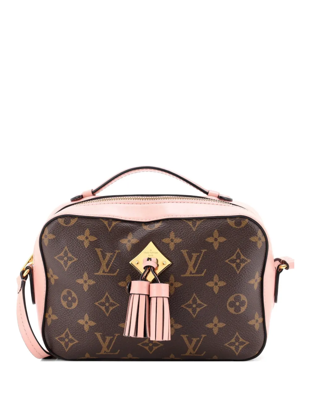 Louis Vuitton Pre-Owned Saintonge Handbag Monogram Canvas with Leather crossbody bag - Rosa