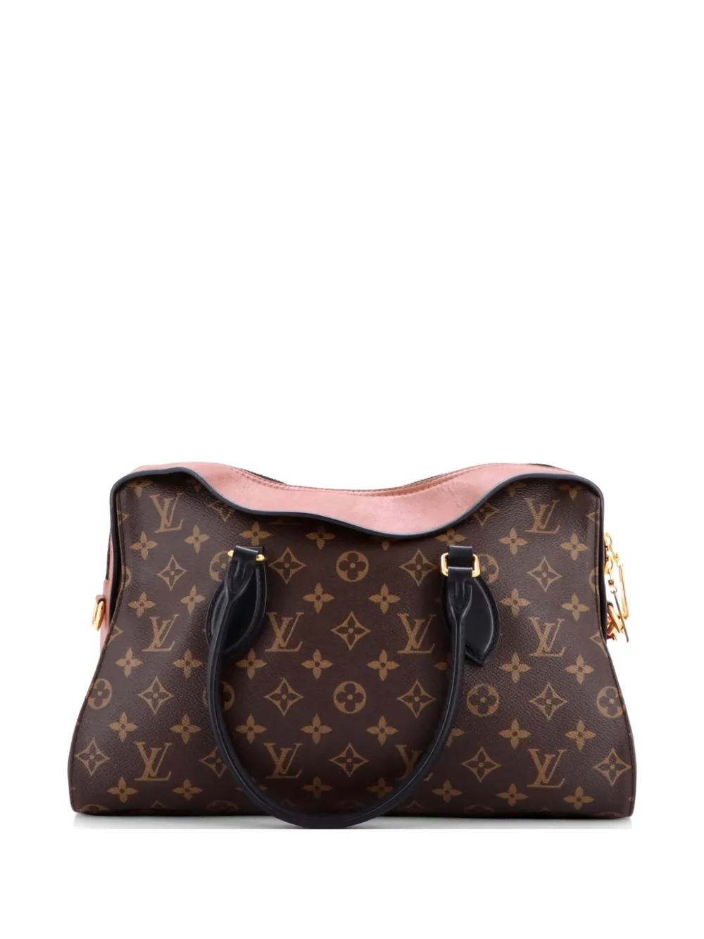 Louis Vuitton Pre-Owned Tuileries Handbag Monogram Canvas with Leather satchel - Brown